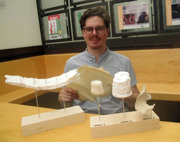 Zander Eckblad and his prototype