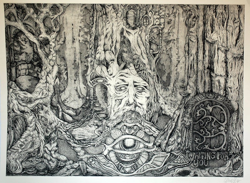 etching by Claire Christy