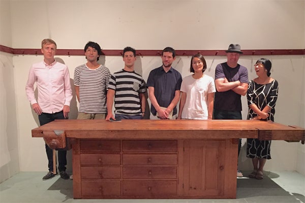 Designers Chris Specce, Jonah Takagi, Dylan Davis, John Arndt, Wonhee Arndt, Darin Montgomery, and Jean Lee