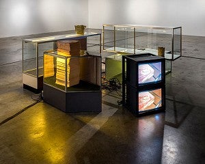 artwork on display in gallery