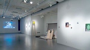 LaVerne Krause Gallery with artwork on display
