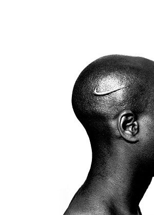 Branded Head, 2005, digital c-print, image courtesy the artist and Jack Shainman Gallery, New York 