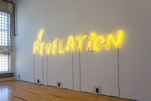 REVELATiON neon artwork