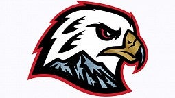 Photo of the new Winterhawks logo, an eagle