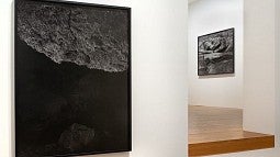 Ron Jude's large-scale black-and-white photographs.