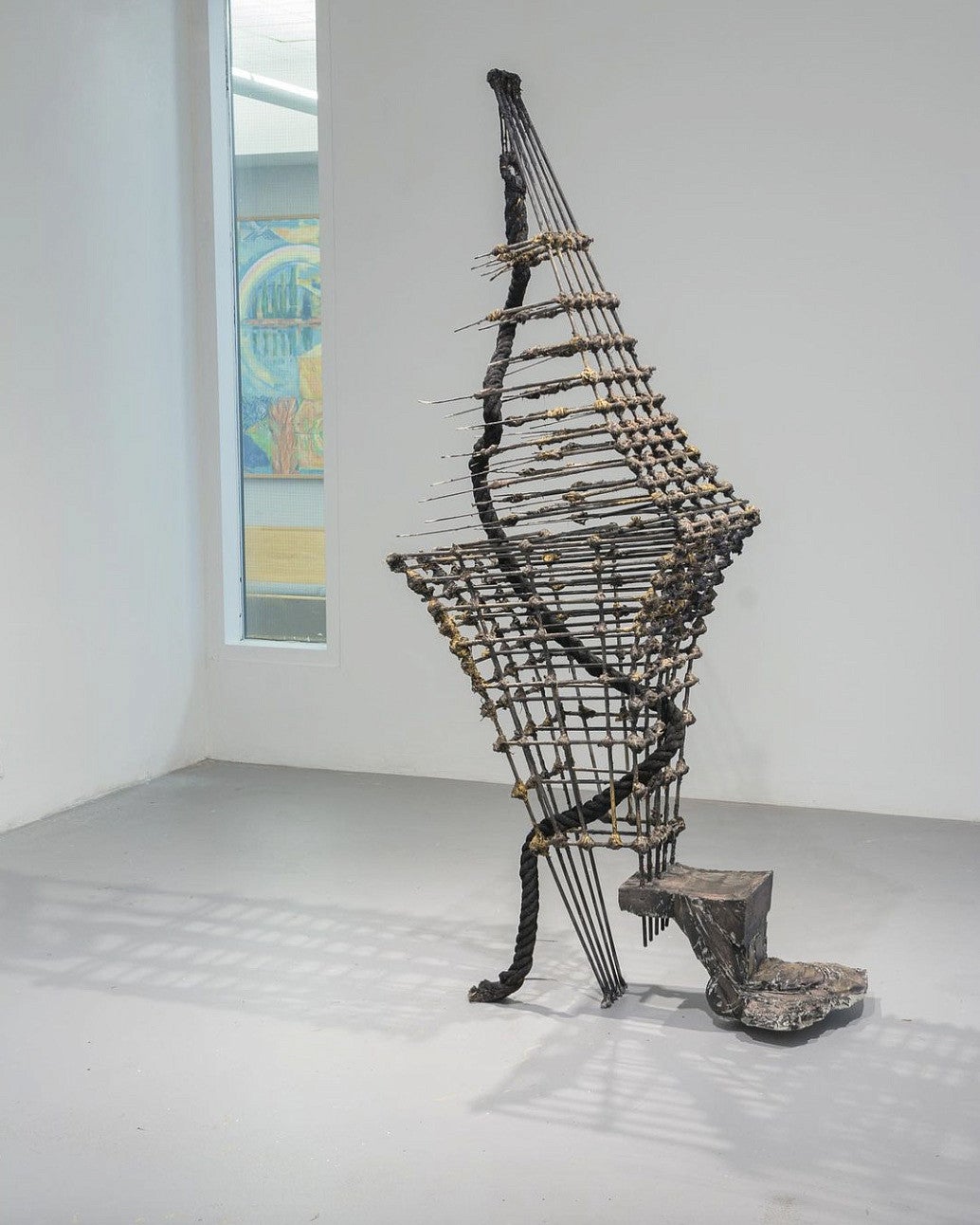 Photograph of Abhishek Kulkarni's sculpture. 