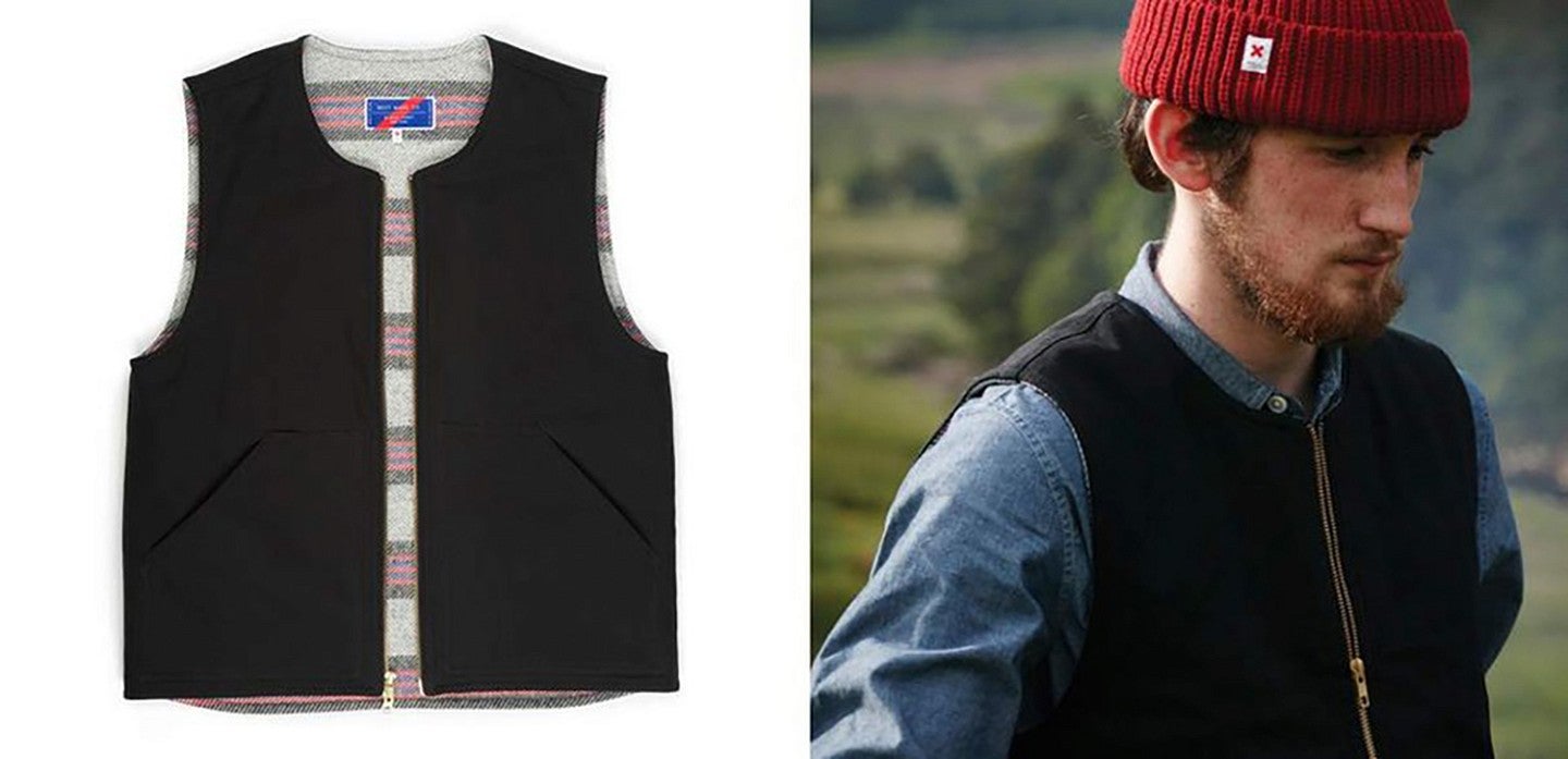 Photograph of Tom's best made ranch vest. 