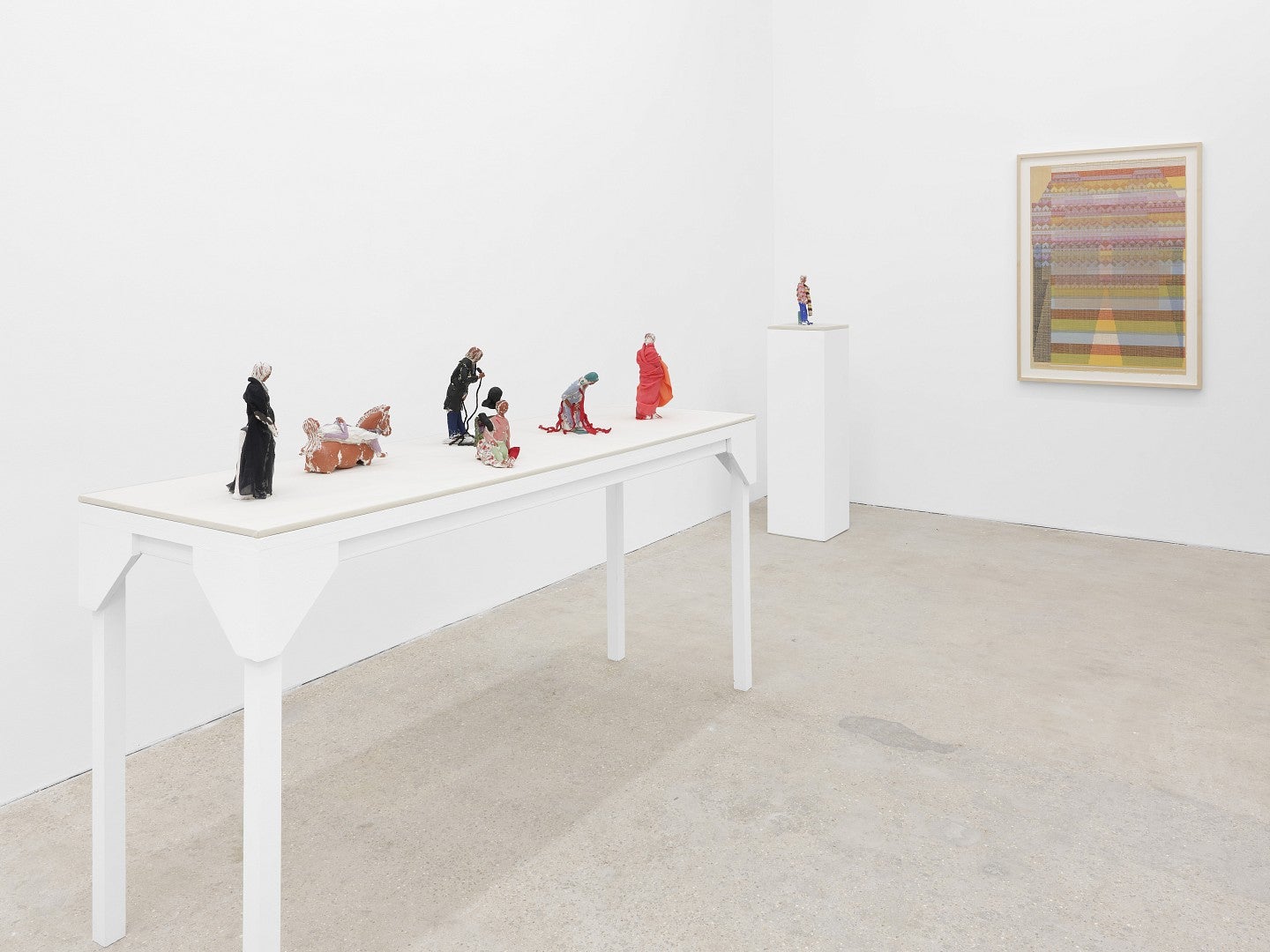 Photograph of an exhibition by Ellen Lesperance.
