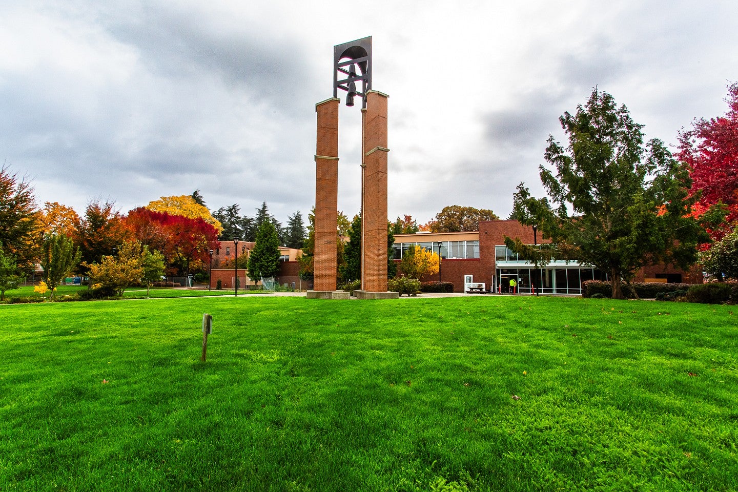 Photograph of the campus. 