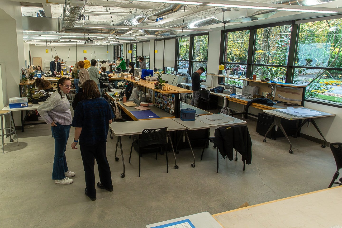 Innovation Building lab interior. 