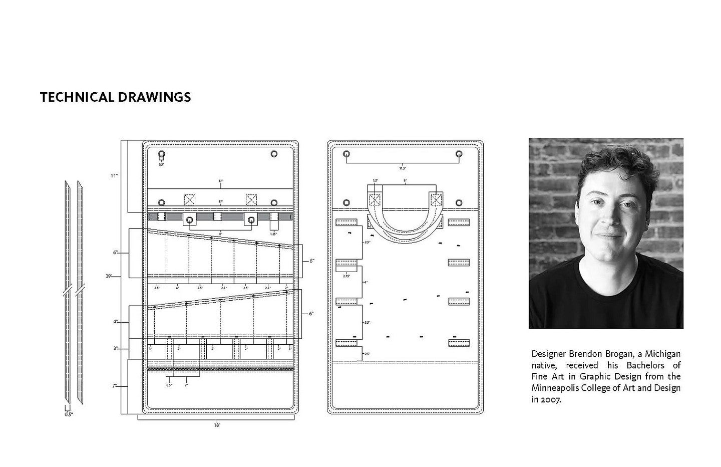Tool Roll Tech Drawings