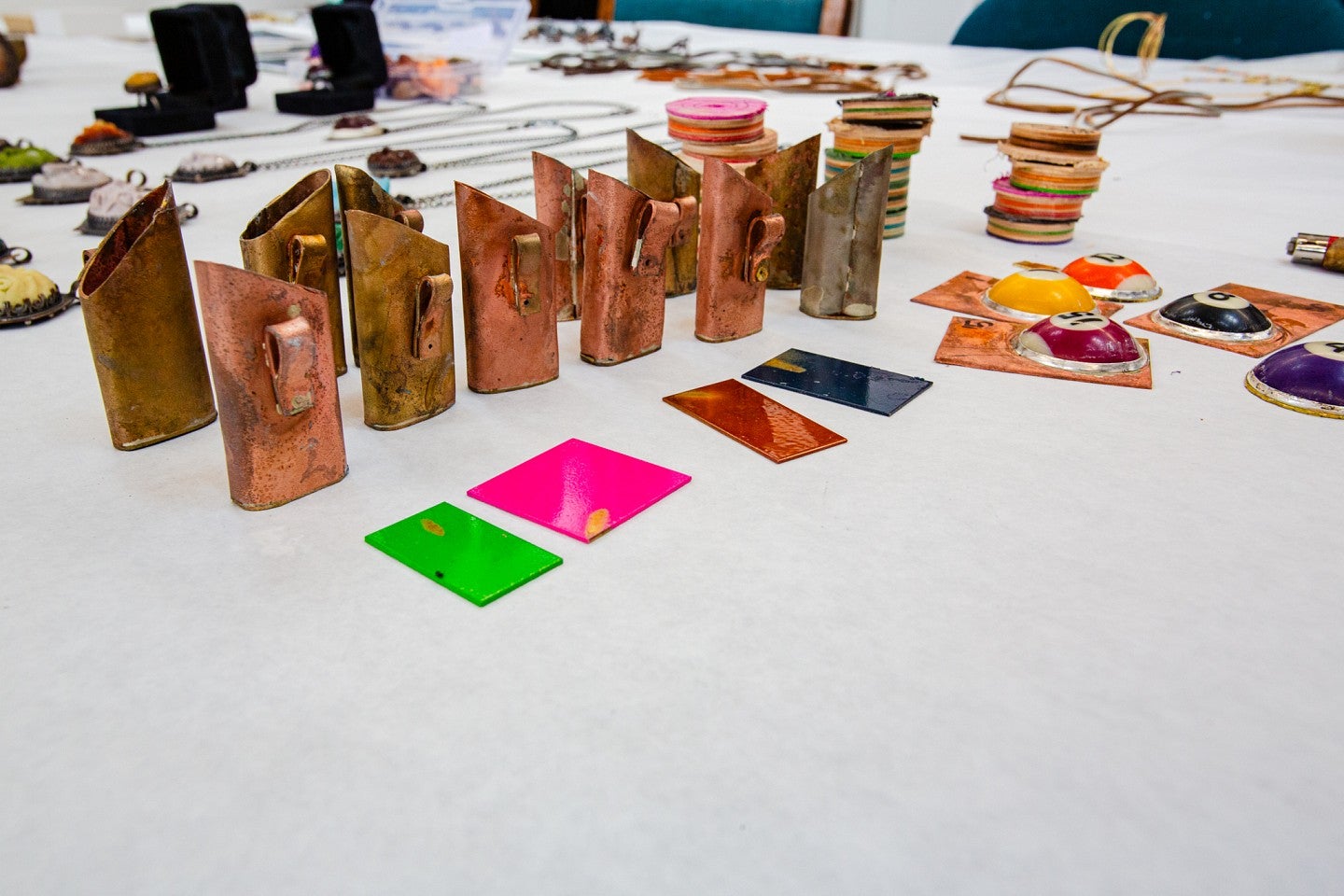 Photograph of lighter holders. 