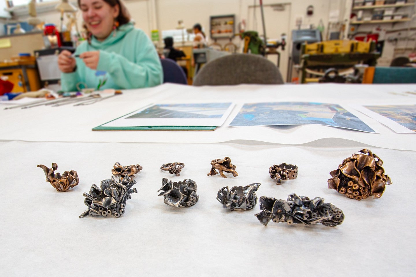 Photograph of rings. 