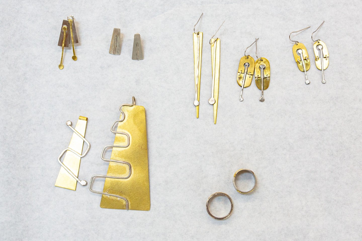 Photograph of jewelry. 