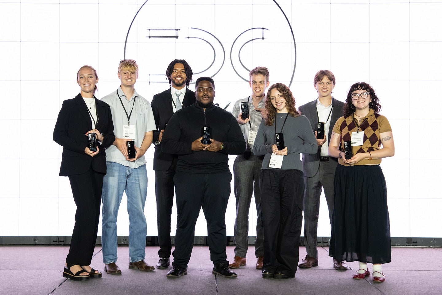 Photograph of the IDEA winners. 