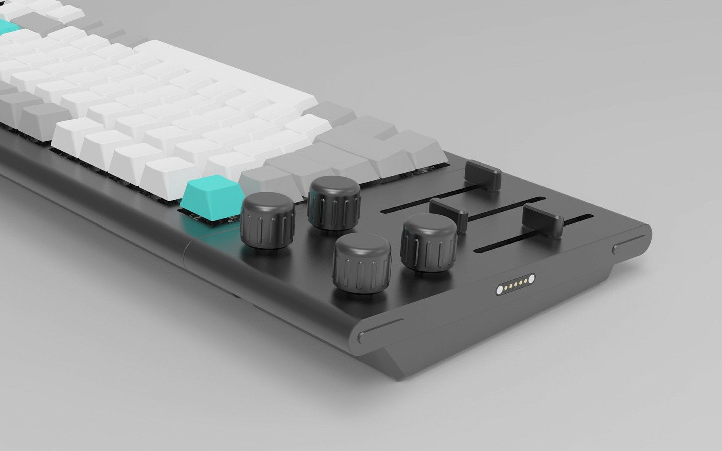 Another angle of a rendering of the Command Deck keyboard. 