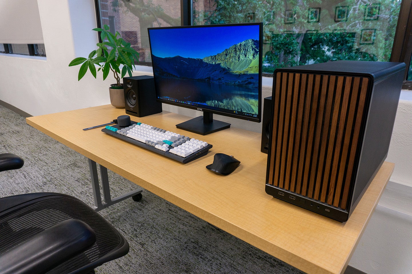 Photograph of the Command Deck in a PC setup. 