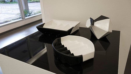 black and white ceramics