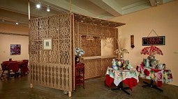 Photograph of an exhibit by Charlene Liu.