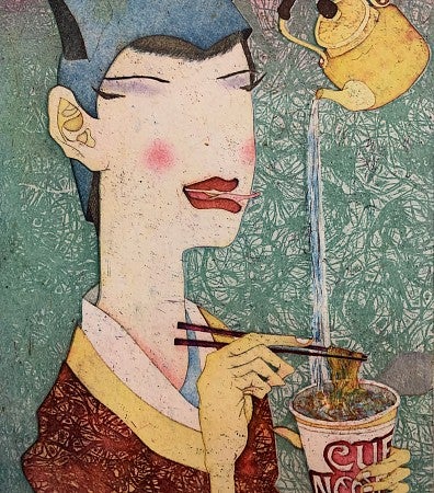 Yuji Hiratsuka's "Wheedle Noodle"