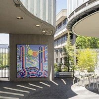 colorful painted mural