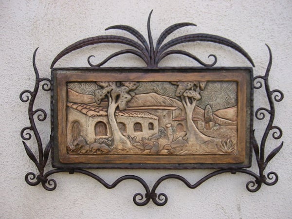 framed rancho tile