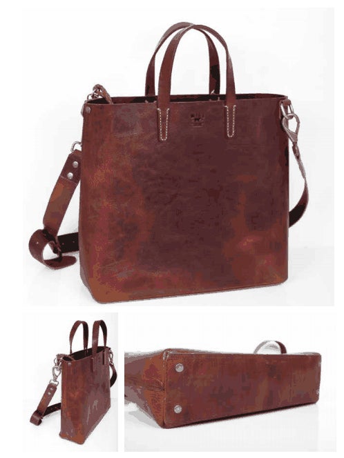 leather tote bag